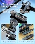 USB-C Wireless Lavalier Microphone for iPhone & Android