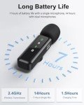 2-Pack Wireless Lavalier Mic for USB-C Devices