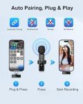 2-Pack Wireless Lavalier Mic for USB-C Devices