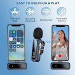 Wireless Lavalier Microphone Set for USB-C Devices