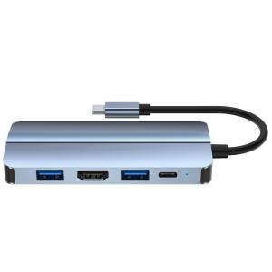 USB-C Hub with 9 Ports for Laptop