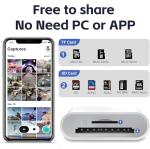 Dual Slot USB-C SD Card Reader Adapter