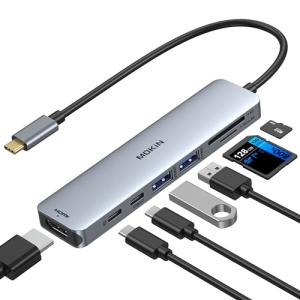 MOKiN 5-in-1 USB-C Hub with HDMI & USB Ports