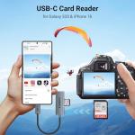 KiwiBird USB-C SD Card Reader- 4 in 1