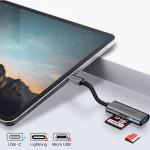 KiwiBird USB-C SD Card Reader- 4 in 1