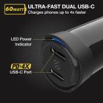 Certified Dual USB-C Car Charger - 60W