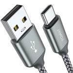 Fast Charging USB-C Cable 2-Pack, 3.3ft Braided