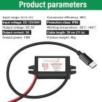 USB-C Quick Charge Converter for Cars