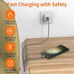 Fast Charging USB-C Cable 2-Pack, 3.3ft Braided