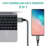 USB to USB-C Fast Charging Cable 3ft - 2-Pack