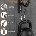 Fast Charging USB-C Cable 2-Pack, 3.3ft Braided