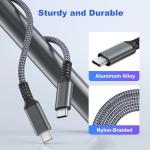 Basesailor 15FT USB-C to USB-C 100W Cable