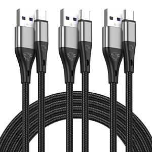 10ft USB to USB-C Cable 3-Pack, Fast Charging