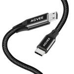 AGVEE 3ft USB-C to Micro USB Cable - 2 Pack