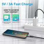 10ft USB to USB-C Cable 3-Pack, Fast Charging