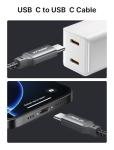 JSAUX 100W USB-C Fast Charging Cable 2-Pack