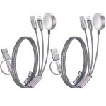 2-Pack Fast Charging Cable for Travel Essentials