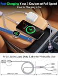 2-Pack Fast Charging Cable for Travel Essentials