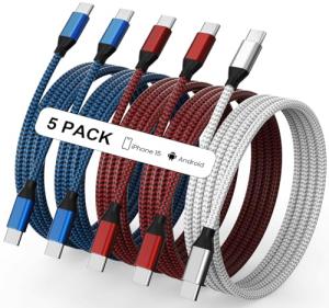 Nylon Braided Fast Charging USB-C Cable 60W