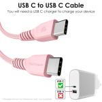 3M Braided USB-C Charger Cable for Fast Charging