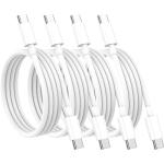 60W USB-C to USB-C Fast Charge Cable 4-Pack