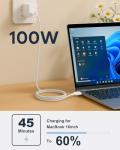 100W 3M Braided USB-C Fast Charging Cable