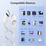 60W USB-C to USB-C Fast Charge Cable 4-Pack