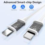 60W USB-C to USB-C Fast Charge Cable 4-Pack