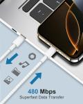 100W 3M Braided USB-C Fast Charging Cable