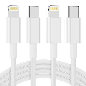 Nebite 2-Pack USB C to Lightning Braided Cable