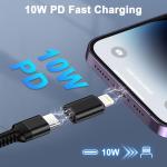 USB C to Lightning Adapter - 2 Pack