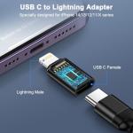 USB C to Lightning Adapter - 2 Pack