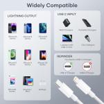 Nebite 2-Pack USB C to Lightning Braided Cable