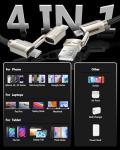 RAVIAD 4-in-1 Fast Charging Multi Cable