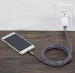 Micro USB to USB-A Nylon Braided Cable 3m