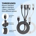 3A 3-in-1 Fast Charging Cable - 2 Pack