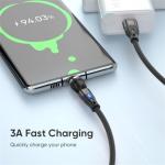 Magnetic USB-C Charging Cable with 540° Rotation