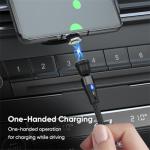 Magnetic USB-C Charging Cable with 540° Rotation