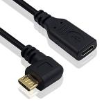 Maxhood 90° Micro USB to USB-C Adapter Cable