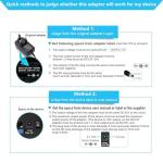 5V 2A AC USB-C Adapter with Changeable Tips