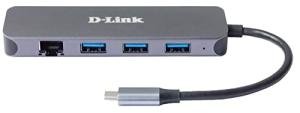 D-Link 5-in-1 USB-C Hub with Power Delivery