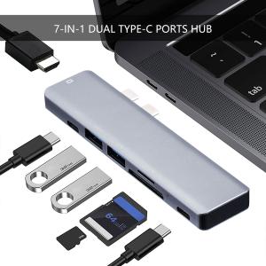 7-in-1 Dual Type-C USB-C Hub