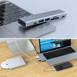 7-in-1 Dual Type-C USB-C Hub