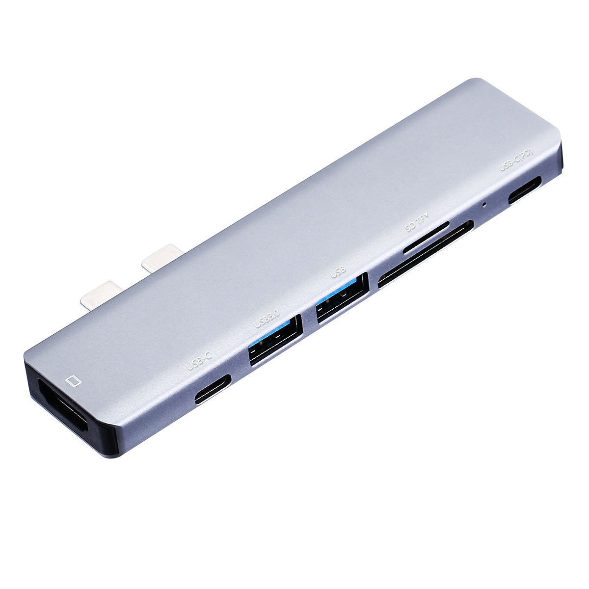 7-in-1 Dual Type-C USB-C Hub