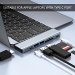 7-in-1 Dual Type-C USB-C Hub