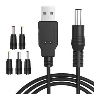 Multi-Function 5V USB to DC Power Cable