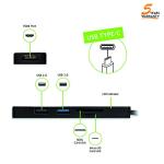 Tecnoware 5-in-1 USB-C Adapter with HDMI