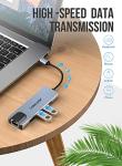 Lemorele 6-in-1 USB-C Hub with 4K HDMI