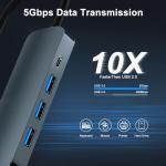 5-in-1 USB-C Hub with 4K HDMI Output