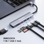 INMOZATA 7-in-1 USB-C Hub with 4K HDMI